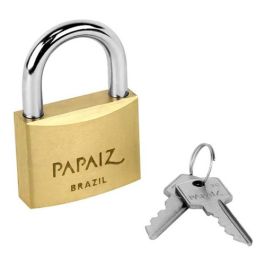 Candados 30 mm Bronce Reforzado X 2 Doble Traba Papaiz Cr-30