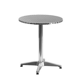 Mesa Side Redonda Aluminio 60 x 73 cm