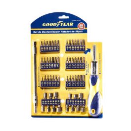 Set Herram. 58 Piezas Good Year ® - Eje Flexible / 42 Puntas