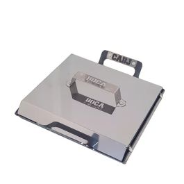 Tapa Bifera Acero Inox. Universal P/ Plancha - Boca Juniors