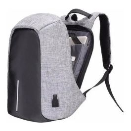 Mochila Antirrobo Impermeable Para Notebook Con Usb Externo