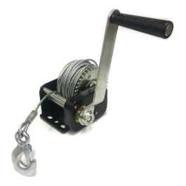 Malacate Manual Con Cable Acero 1200lbs X 10mt Con Gancho