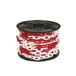 Cadena Plástica Para Conos Viales Seguridad Rollo 25 Metros