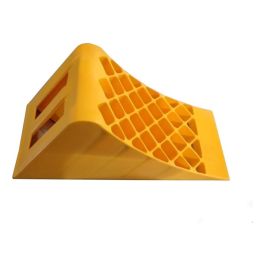 Cuña Tope Calza Rueda Camión Plastico 390mm Anti Deslizante