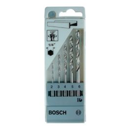 Set 5 Mechas Hss Metal 2-3-4-5-6 Mm Bosch Encastre Hexagonal