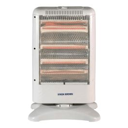 Estufa Halógena Eléctrica 3 Velas 1200w Con Malla Protectora
