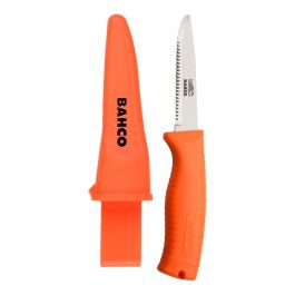 Cuchillo De Rescate Con Mango Flotante Fluorecente Bahco