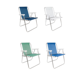 Silla Alta de Aluminio Mor Sannet Plegable