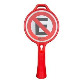 Cartel Señalización Portátil Circular 2 Caras Conoflex