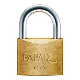 Candado 60 mm Bronce Reforzado Doble Traba Papaiz Cr-60