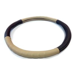 Cubre Volante Para Camión Negro/beige Combinado Talle 45