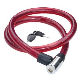 Linga Traba Piton Cadena Cable De Acero Moto Bici Ø15x1,20m