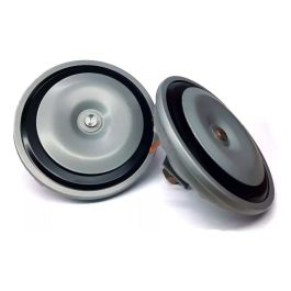 Juego Bocina 12v Tipo Galleta Dos Tonos 95mm Auto Camioneta