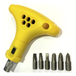 Destornillador + Set De Puntas Intercambiables P-2