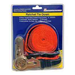 Cinta De Amarre Con Criquet Y Gancho S De 2,5cm X 3,5mts