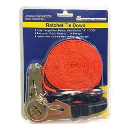 Cinta De Amarre 2,5cm X 5 Mts Con Criquet Y Ganchos