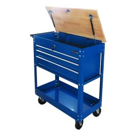 Carro Herramientas 3 Cajones C/Tapa Madera KLD432