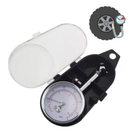 Medidor De Presión De Neumáticos Metálico 100 Psi C/ Estuche