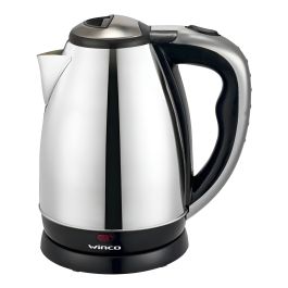 Pava Electrica Acero Inox Jarra 1,8 Litros Café Té Winco W73