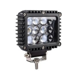 Faro Proyector Auxiliar Led 36w Cuadrado Con Lupa
