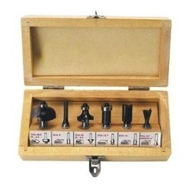 Juego Set Fresas De Widia 6 Piezas Para Router 1/4 Kld380