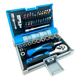 Set Juego Bocallaves Y Puntas 38 Pcs 1/4'' Duroll