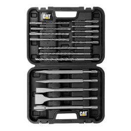 Juego Set Mechas Puntas Cinceles Sds Plus Cat Maleta 17 Piez