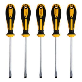 Juego De Destornilladores Planos 5 Piezas Bondhus
