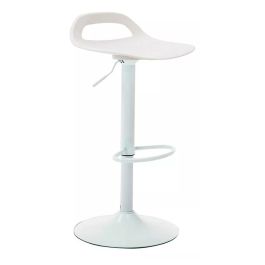 Banqueta Taburete Regulable Zip White Diseño Cocina Comedor Vintage