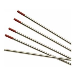 Electrodo De Tungsteno 4.0 X 150 10 Piezas WT20 Punta Roja