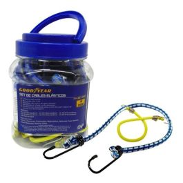 Kit 10 Tensores Elásticos C/ganchos Autos Motos Goodyear