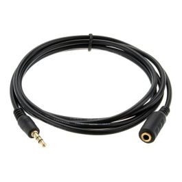 Cable 3.5 Mm 2 Metros Largo Kanji Macho Hembra Mini Plug