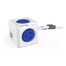 Prolongador Eléctrico 4 Tomas 220v Y 2 Usb Power Cube 1,5mt