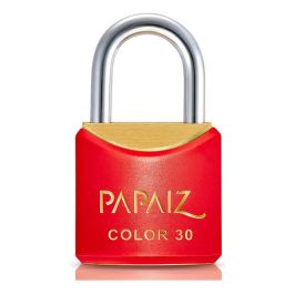 Candado 30 mm Rojo Bronce Reforzado Doble Traba Papaiz CR-30