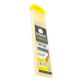 Electrodo De Tungsteno 2% Torio 1,6x150 10 Piezas Wt20 Pta Roja