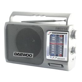 Radio Dual AM/FM Bluetooth 3 Pilas O 220v Daewoo Entrada Auxiliar