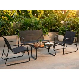 Set Aero De Jardín 4 Piezas Acero Y Textileno