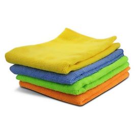 Kit X 4 Paños Microfibra Ambas Caras 30x30cm 300gr/m2