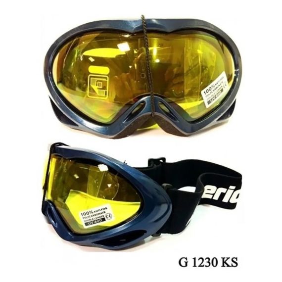 Antiparra Freeride Niño Doble Lente Amarillo Antiempañe