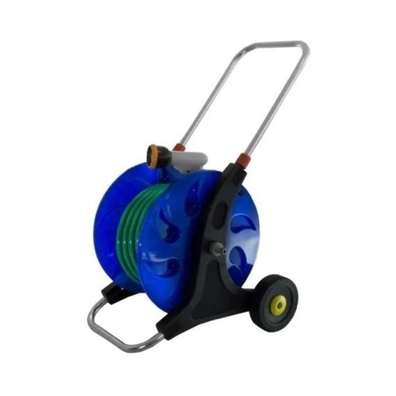 Manguera De Riego Carretel Enrollador Manguera 20mts Kld