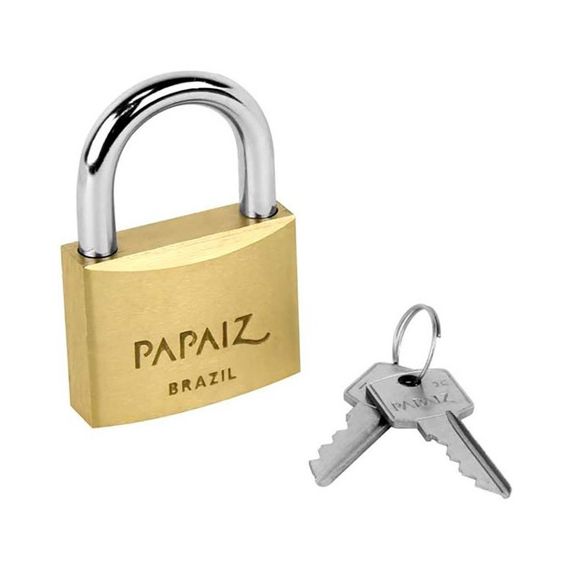 Candados 30 mm Bronce Reforzado X 2 Doble Traba Papaiz Cr-30