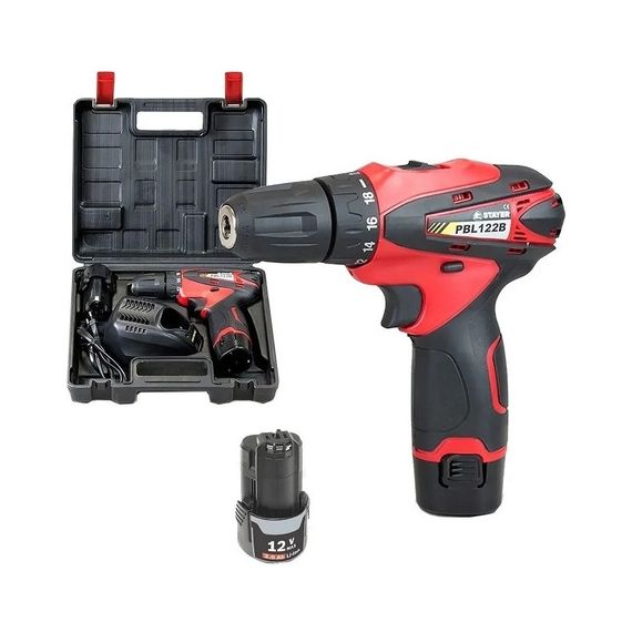Taladro Atornillador Inalámbrico 12v Stayer Pbl122bk