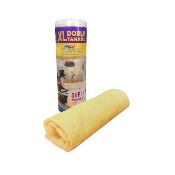 Paño Chamois Xl 43x64cm Tubo Contenedor - Super Absorbente