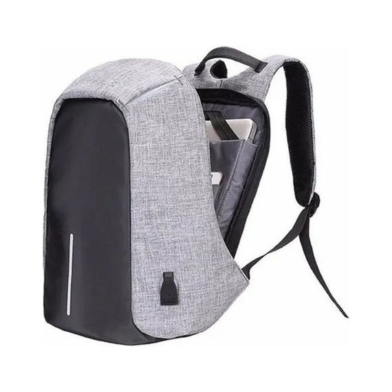 Mochila Antirrobo Impermeable Para Notebook Con Usb Externo
