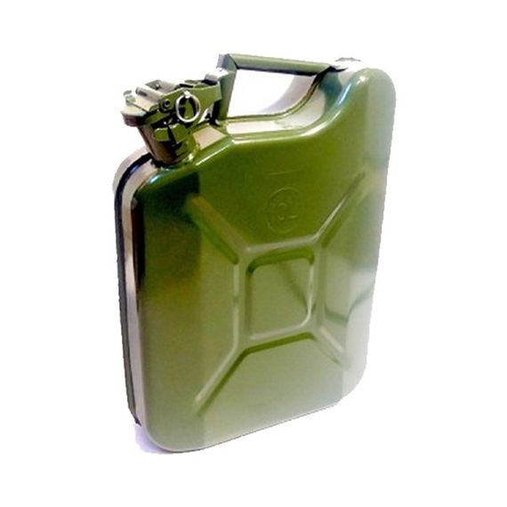Bidón Para Combustible Chapa 10 Litros Con Pico Vertedor