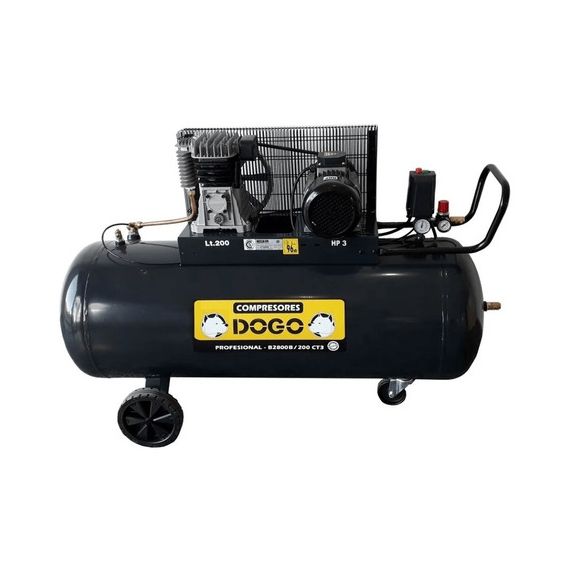 Compresor 3 Hp X 100 Lt. Profesional Trifásico Dogo
