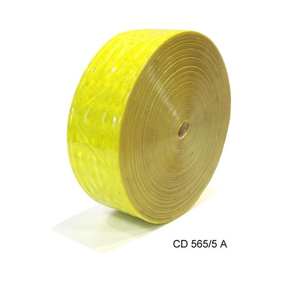 Cinta Reflectiva Para Coser Plástica 5 Cm X 50 Mts