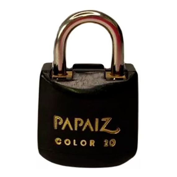 Candado 20 mm Negro Bronce Reforzado Doble Traba Papaiz CR-20