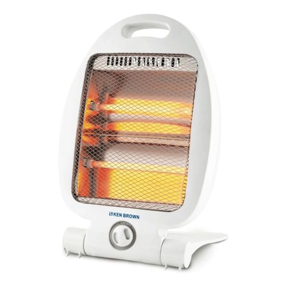 Estufa Halógena Eléctrica 2 Velas 800w Ken Brown