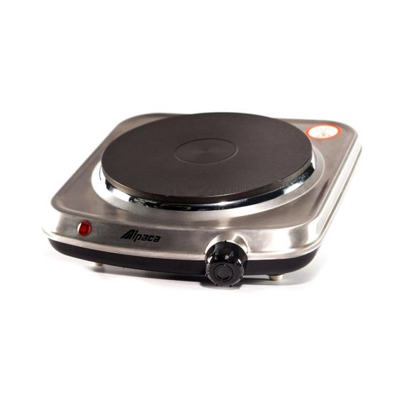 Anafe Cocina Electrico 1 Hornalla Acero Inoxidable 1500w